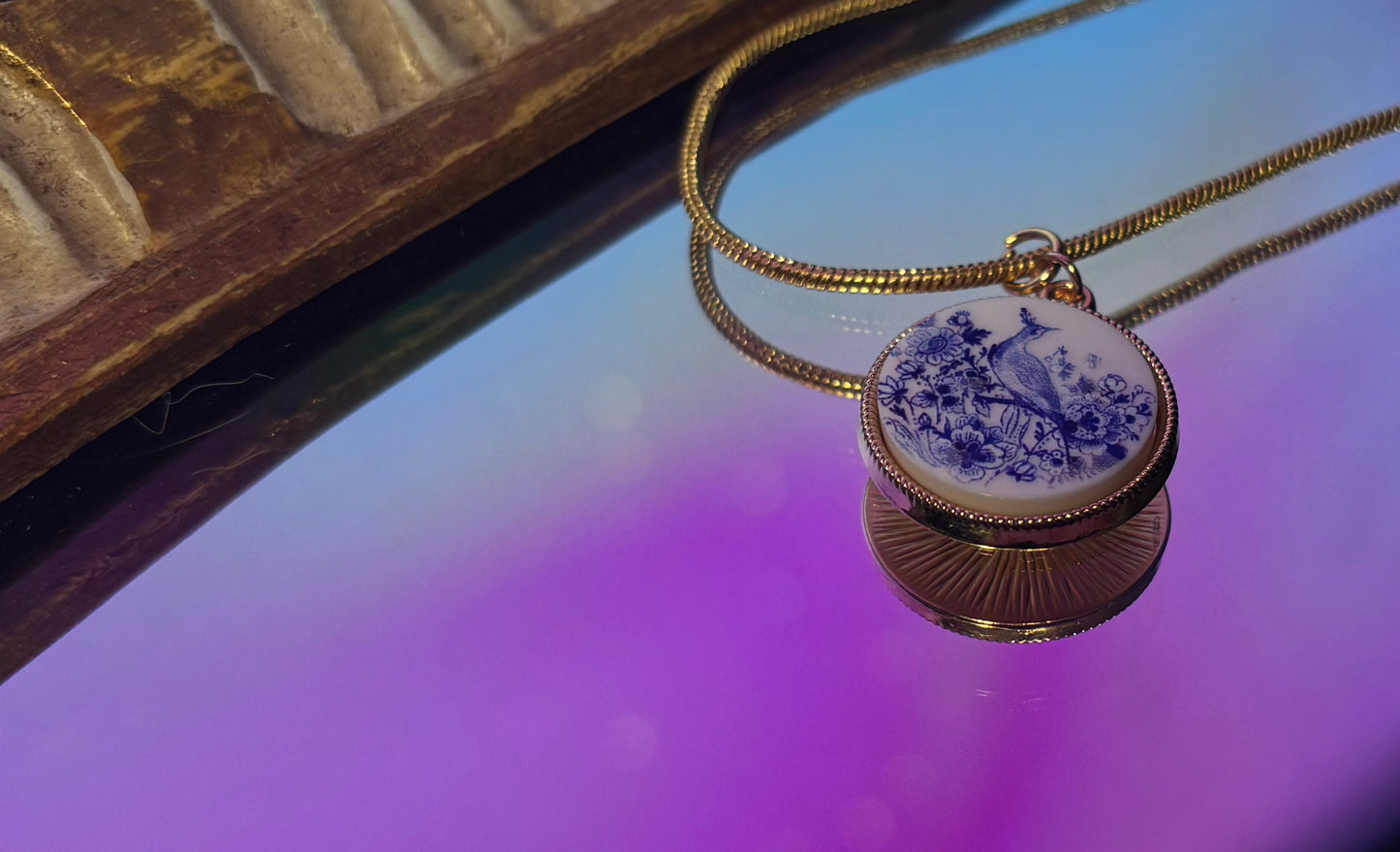 Backyard Blues Necklace