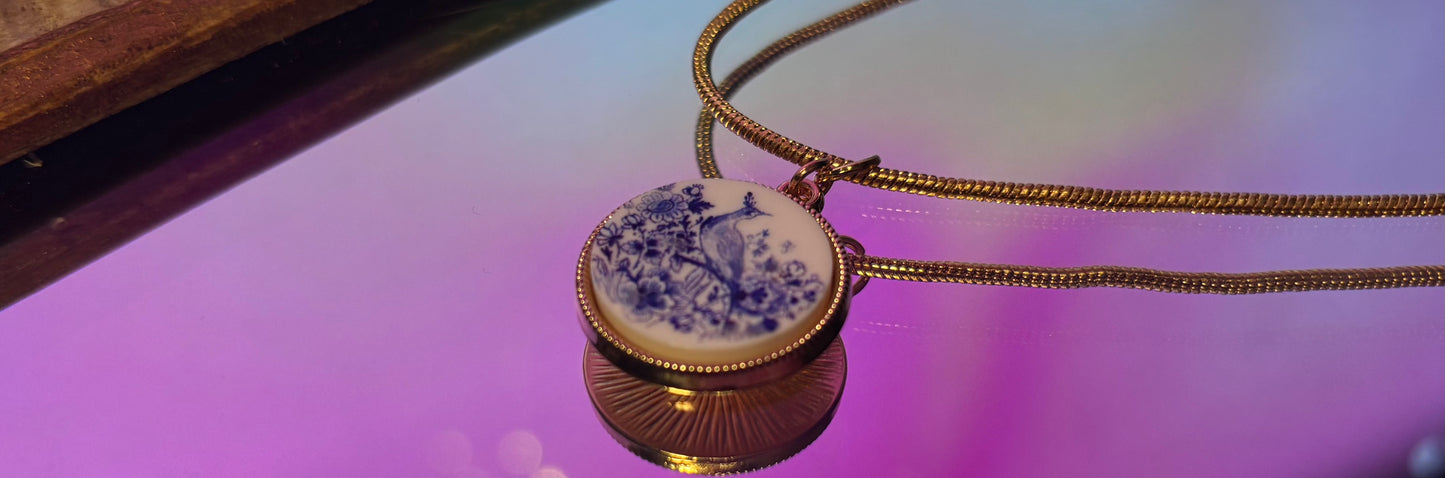 Backyard Blues Necklace